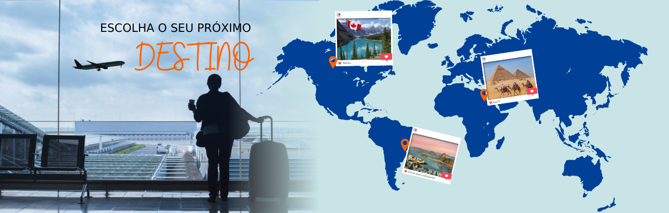 Descubra o seu próximo destino