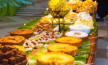 Cafe da manha do Portal Beach Hotel