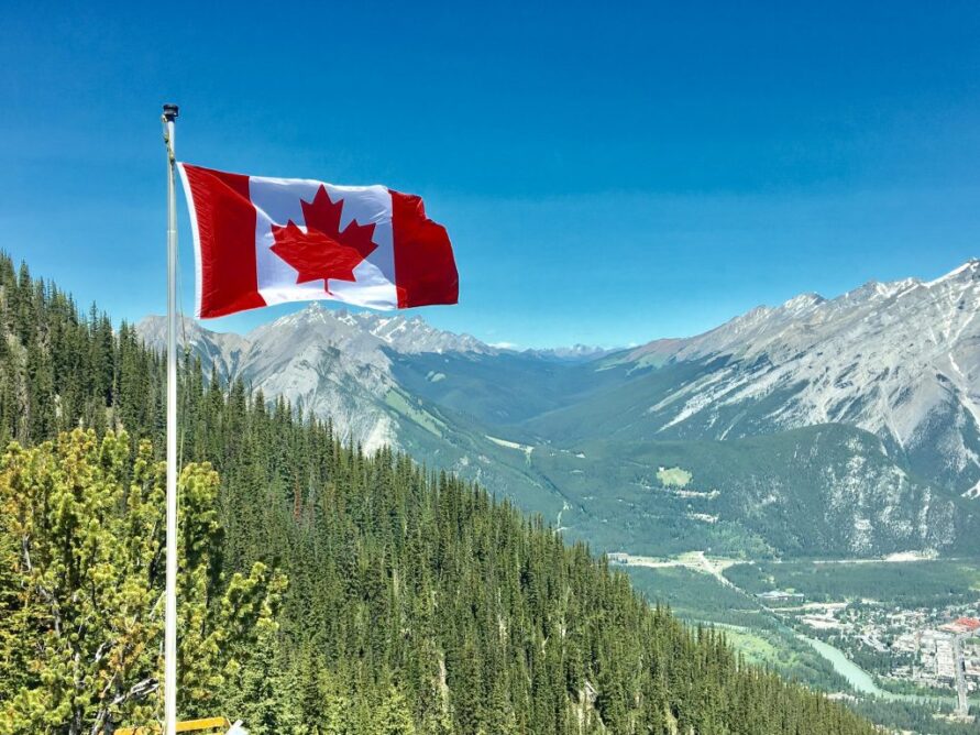 imagem bandeira do canadá